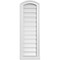 Ekena Millwork Arch Top Surface Mount PVC Gable Vent w/ 2"W x 2"P Brickmould Sill Frame, 12"W x 34"H GVPAR12X3403SN - alternate 1